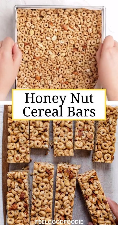 Honey Cereal, Cereal Bars Recipes, Easter Crafts Ideas, Snack Sani, Easy Snacks For Kids, Cereal Bar, Cereal Bars, Honey Nut, Ideas For Easter Decorations