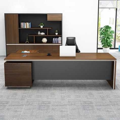 Source Modern office desk furniture executive office desk table wooden office table on m.alibaba.com Office Md Table Design, Md Table Design, Md Table Design Office, Md Cabin Interior Office Modern, Executive Table Design, Manager Cabin, Md Table, Modern Office Desk Design, Office Table Design Modern