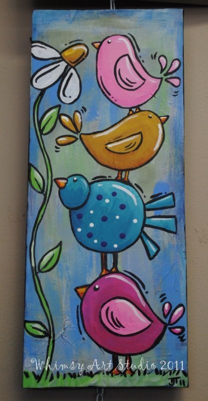 Inspiration 35 Cool Easy Whimsical Drawing Ideas, Inspiring Paintings Canvases, Doodle Calendar, Garden Bricks, Brick Crafts, Painted Pianos, Plank Art, Painting Whimsical, Whimsy Art