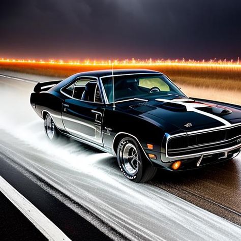 Power versus nature! These muscle cars don’t back down, racing full throttle through the heart of the storm. Can they outrun the thunder? Full Throttle, Muscle Cars, Cars, Canning, Nature