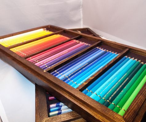 Colored pencil holder