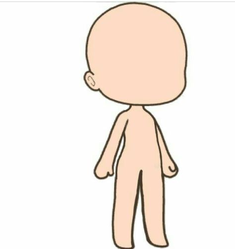 Gacha Life Body Base, Gacha Life Body, Blushing Anime, Gacha Base Poses Cute, Sailor Doll, Free Printable Paper Dolls, Chibi Body, Cute Eyes Drawing, Body Base