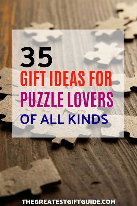 35 Amazing gifts for every kind of puzzle lover. Give a unique Christmas gift to the people who love to do puzzles! Our gift guide has gift ideas for every kind of puzzle lover: jigsaw puzzles, crossword puzzles, and more! #gift #gifts #giftidea #uniqegiftideas #giftguide #puzzle Puzzle Gift Ideas, Puzzle Gifts, Unique Gifts For Boyfriend, Handmade Gifts For Boyfriend, Diy Puzzles, Amazing Gift Ideas, The Greatest Gift, Family Diy, Crossword Puzzles