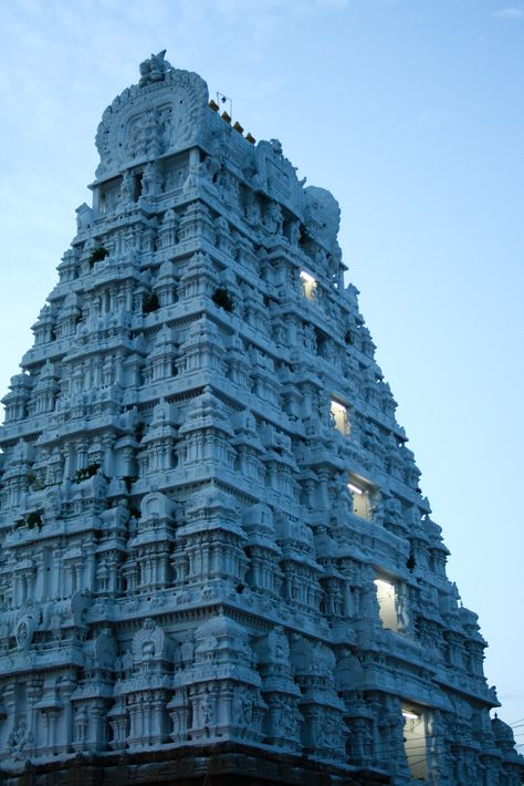 https://flic.kr/p/2raEPX | glowing since 11th century | The glowing Galigopuram of the 11th century Chola temple in Srikalahasti, Andhra pradesh. Update: 27 May 2010. This gopuram doesnt exists anymore. It has been collapsed becos of poor maintenance Srikalahasti Temple, Chola Temples, 11th Century, Andhra Pradesh, Temple, History, Collage, Pins, Quick Saves