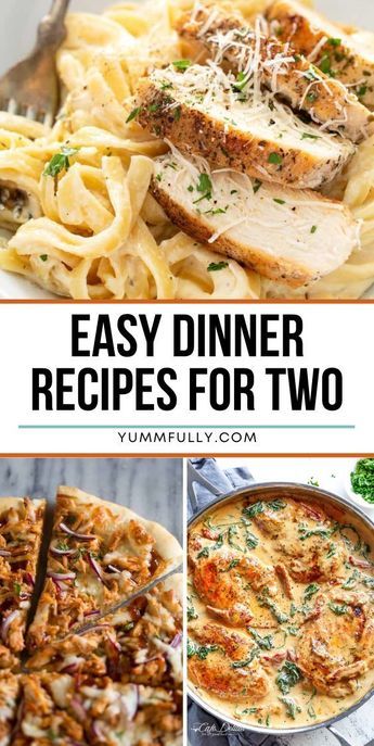 Looking for the best Dinner Ideas for Two? Each of these recipes is made with a couple’s enjoyment in mind. From romantic pasta dishes to flavorful sheet pan dinners, these ideas make cooking for two easy, fun, and memorable. The meal has to be great but not stressful, right? Dinner Ideas For 2 People, Cooking For 1, Pasta For Two, Best Dinner Ideas, Easy Dinner Recipes For Two, Cheap Meals For Two, Dinner Ideas For Two, Cottagecore Recipes, Easy Dinners For Two