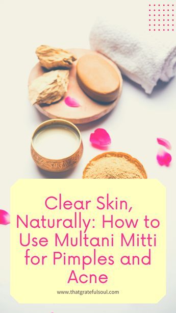 Ditch the harsh chemicals for clear skin - Multani mitti is here to the rescue! Multani mitti, also known as Fuller's Earth, is a natural remedy that can help you get rid of pimples and acne. Here's everything you need to know about using multani mitti for a clear, healthy-looking complexion. Say goodbye to your pimple-prone skin and hello to a natural glow! 🌟👩🏻‍🦱💗 Multani Mitti Face Pack For Acne, Multani Mitti Face Pack For Glowing Skin, Clear Skin At Home, How To Treat Pimples, Get Clear Skin Naturally, Face Pack At Home, Multani Mitti Face Pack, Pimple Free Skin, Clear Skin Naturally