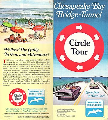 Life on Delmarva: Exploring The Delmarva Peninsula: Old Postcards an... Chesapeake Bay Bridge, Delmarva Peninsula, Old Advertising, Cape Charles, Chincoteague Island, Point Reyes National Seashore, Upper Peninsula, Old Images, Travel Brochure