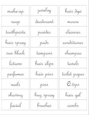 Second Chance To Dream - 25 Bathroom Organization Tips Bathroom Labels, Fry Sight Words, Bathroom Printables, Sight Words List, Organizing Labels, Labels Printables Free, Facial Brushes, Reading Centers, Pantry Labels