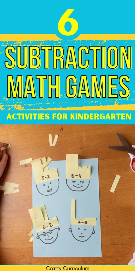 Transform subtraction practice for your kindergarten and 1st graders with these awesome games! These hands-on math activities and worksheets are ideal for math centers. From a subtraction math escape room to dice and board games, these low prep activities are engaging and fun. Explore these six exciting subtraction games today! Subtraction Activities For Kindergarten, Shape Games For Kids, Homeschool Math Games, Writing Revolution, Math Escape Room, Teaching Subtraction, Preschool Math Centers, Math Center Games, Multisensory Activities