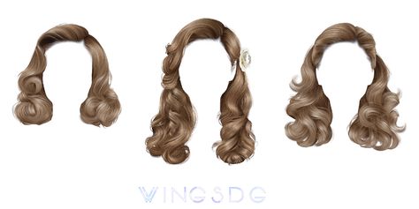 WINGS HAIR NEW (2022 02-03) | Dear guys This is a thematic s… | Flickr Wingssims Hair Cc, Sims 4 Wings Hair, Hair Wings, Hair References, Hair Reference, Sims Mods, Vintage Hairstyles, Sims Cc, Curled Hairstyles