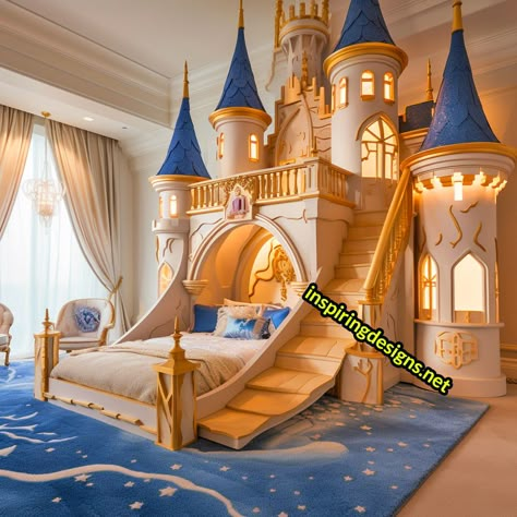 Castle Bed, Castle Bedroom, Disney Bedrooms, Dream Bedroom Inspiration, Princess Bedroom, Disney Rooms, Apartment Patio Decor, Princess Room, Kraf Diy