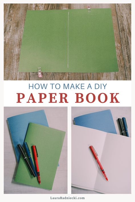 How To Make A Book With Paper, How To Make A Little Book, How To Make A Book, Diy Paper Book, Diy Booklet, Make A Mini Book, Kids Activities Summer, Occ Crafts, Book Making Ideas