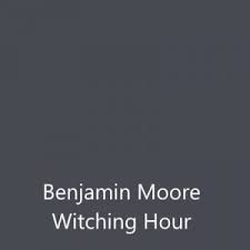 Witching Hour Paint Color, Benjamin Moore Witching Hour Exterior, Witching Hour Benjamin Moore Exterior, Witching Hour Paint, Bm Witching Hour, Witching Hour Benjamin Moore, Perfect Grey Paint Color, Benjamin Moore Exterior, Room Moodboard