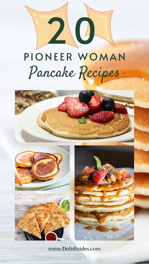 20 Best Pioneer Woman Pancake Recipes Pioneer Woman Pancakes Recipe, Pioneer Woman Maple Pancake Cake, Pioneer Woman Pancakes, Pioneer Woman Perfect Pancakes, Perfect Pancakes Pioneer Woman, Copycat Perkins Potato Pancakes, Applesauce Pancakes, Basic Pancake Recipe, Cornmeal Pancakes