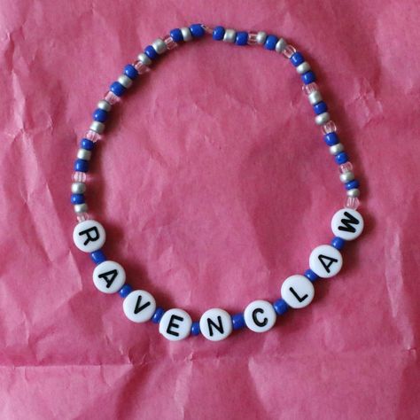 ✫ Handmade Harry Potter "Ravenclaw" beaded bracelet!... - Depop Harry Potter Beaded Bracelet, Handmade Harry Potter, Harry Potter Bracelet, Clay Bracelets, Bracelet Inspiration, Bracelets Ideas, Harry Potter Ravenclaw, Clay Bracelet, Bracelet Bead