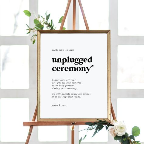 Cameras At Wedding, No Phones Sign, No Cell Phone Sign, Wedding Drink Menu Sign, Ceremony Signage, Unplugged Ceremony Sign, Boho Wedding Ceremony, Unplugged Ceremony, Wedding Drinks