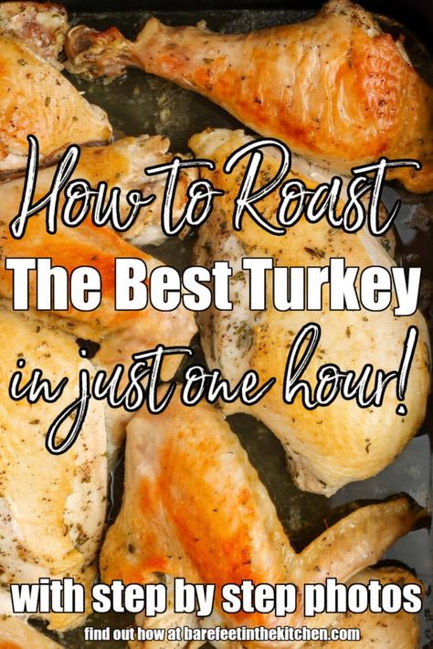 Turkey Parts Recipe, Fowl Recipes, Cooked Turkey Recipes, Slow Roasted Turkey, Turkey Pieces, Cook Turkey, Holiday Recipes Thanksgiving, The Best Turkey, Friendsgiving Food