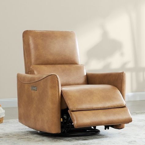 Asher Power Swivel Glider Recliner - Bed Bath & Beyond - 38001354 Nursery Glider Rocker, Swivel Rocker Recliner Chair, Swivel Recliner Chairs, Power Recliner Chair, Swivel Glider Recliner, Glider Rocker, Glider Recliner, Nursery Chair, Swivel Recliner