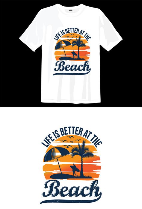 Beach Png, Png Images Free, Design Camp, T Shirt Logo Design, Shirt Logo Design, Tshirt Printing Design, Beach Tee, Love Quotes With Images, Graphic Tshirt Design