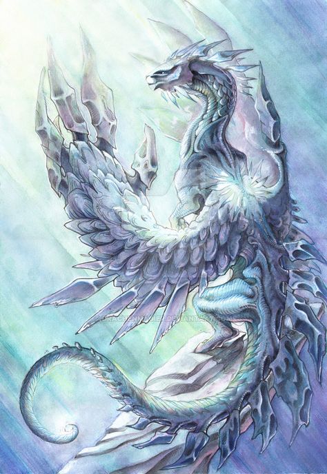 praying by drachenmagier Dragon Medieval, Ice Dragon, Dragon's Lair, Cool Dragons, Fairy Dragon, Crystal Dragon, Beautiful Dragon, Mythical Beast, Dragon Pictures