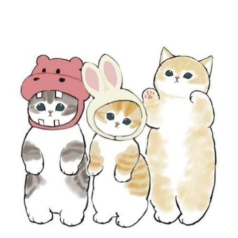 Cats Widgets, Calico Cat Drawing, Cat Widget, Mofu Sand, Best Friend Match, Cute Cat Drawing, In The Zoo, Silly Images, Little Kittens