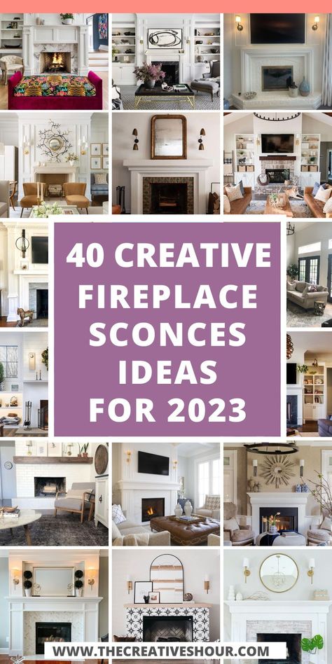 Fireplace Light Fixtures, Over Fireplace Lighting, Wall Lights Fireplace, Lamp On Mantel, Fireplace Wall Lighting, Mantle Decorating Ideas With Sconces, Lighting By Fireplace, Wall Sconces Beside Fireplace, Mantle Decor With Sconces