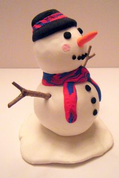 Elementary Clay, Crayola Model Magic, Xmas Projects, Winter Art Lesson, January Crafts, Easy Holidays Crafts, Magic Crafts, Model Magic, Summer Camp Crafts