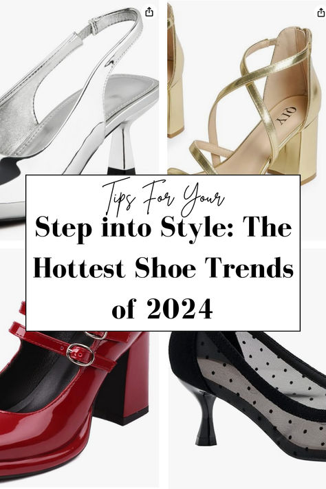 Are you ready to elevate your shoe game and step into style this year? From fashion runways to street style, the latest shoe trends of 2024 are all about making a statement and expressing your style. Whether you’re a sneakerhead, a fan of heels, or prefer flats, there’s a trend for everyone to rock this season. Let’s dive into the top shoe trends that are dominating the fashion scene in 2024. Heels 2024 Trends, 2024 Heels Trend, Shoe Trend 2024, Shoes Trend 2024, Shoes 2024 Trends, 2024 Shoe Trends, Classy Womens Watches, Outfits Sophisticated, Heels 2024