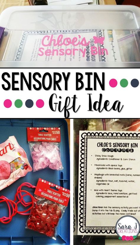 Sensory bin gift idea would be perfect for the toddlers or preschoolers in your life! #sensory #giftidea #diy #preschool #toddler Farm Sensory Bin, Sensory Play Toddlers, Diy Preschool, Sensory Boxes, Fun Invitations, Invitation To Play, Space Toys, Sensory Bin, Big Gifts