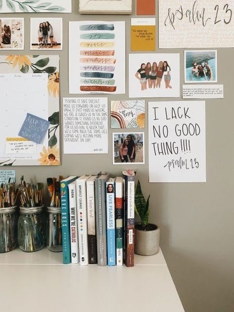 Prayer Corner, Prayer Wall, Dorm Room Inspiration, Study Room Decor, Prayer Board, Prayer Room, College Dorm Rooms, Room Inspiration Bedroom, Room Ideas Bedroom