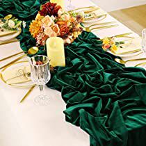 Check this out on Amazon Green Velvet Table Runner, Green Velvet Table, Birthday Table Decor, Velvet Runner, Velvet Table Runner, Velvet Table, Cake Table Birthday, Fall Party Decorations, Green Table Runner