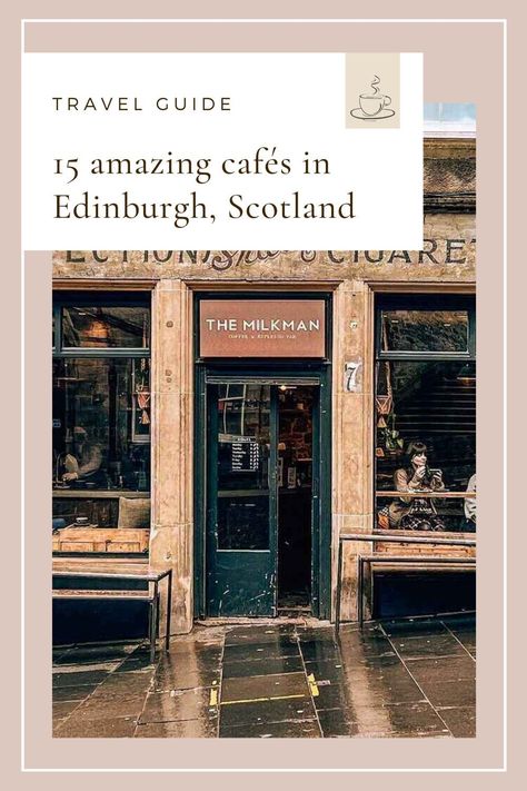 One of the best things to do in the city is to seek out the quaint coffee shops and cafés in Edinburgh. Cosy up with a coffee or a cuppa and watch the world go by in this spellbinding Scottish city. One of the reasons why I heartily recommend Edinburgh as one of the best European cities for solo travel is because it’s awash with cute cafés where you will be made very welcome. Edinburgh In November, Edinburgh Scotland Travel, Cosy Cafe, Solo Travel Destinations, Cozy Cafe, Edinburgh Scotland, Cool Cafe, Scotland Travel, Ireland Travel