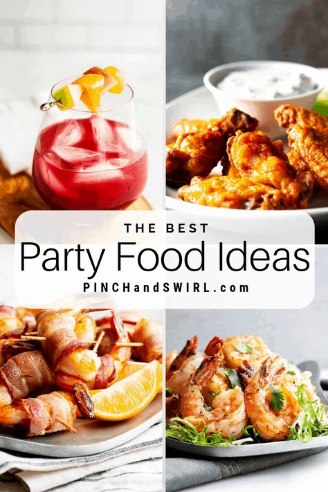 Easy Party Food Ideas whether you're throwing a party for adults or for a crowd! Easy snacks and appetizers for all kinds of parties: birthday parties, summer get togethers, Mexican fiestas, Christmas, graduation and more! Birthday Food Ideas For Adults Dinner Parties, Adult Party Food Ideas, Birthday Food Ideas For Adults, Adult Party Food, Party Snacks For Adults Appetizers, Birthday Party Food For Adults, Adult Birthday Party Food, Easy Party Food Ideas, Party Food For Adults