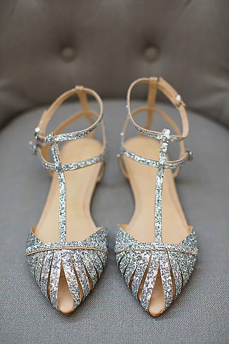 Stylish And Comfortable Wedding Shoes ❤ See more: http://www.weddingforward.com/comfortable-wedding-shoes/ #weddings Comfy Wedding Shoes, Wedding Shoes Sandals, Gold Wedding Shoes, Wedding Shoes Vintage, Sparkle Flats, Silver Wedding Shoes, Fun Wedding Shoes, Designer Wedding Shoes, Wedding Shoes Comfortable