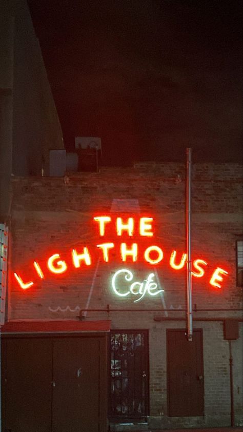 Lighthouse Wallpaper, Lighthouse Cafe, Cafe Posters, The Lighthouse, New Wallpaper, Lighthouse, Iphone Wallpaper, Neon Signs, Neon