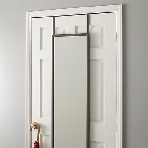 DIY Ideas to Replace Over-the-Door Hooks & Mirrors | The DIY Playbook Door Mirror Ideas, Nursery Mirror, Dorm Room Doors, Three Seater Sofa Bed, Over The Door Mirror, Kids Mirrors, Over The Door Hooks, Mirror Panels, How To Clean Mirrors