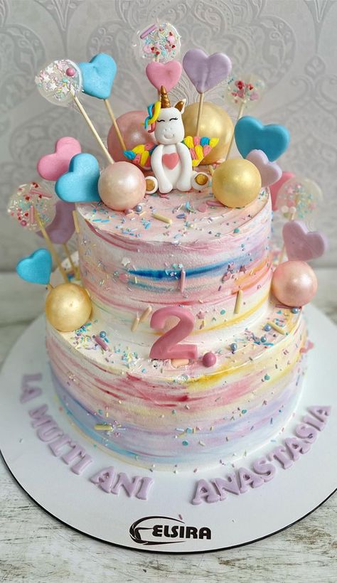 birthday cake, birthday cake ideas, birthday cake images, birthday cake pictures, chocolate birthday cake Double Layer Cake Designs Birthday, Birthday Cake Double Layer, 50 Birthday Cake, Watercolour Cake, Concrete Cake, Birthday Cake Images, Double Layer Cake, Two Layer Cakes, Chocolate Birthday Cake