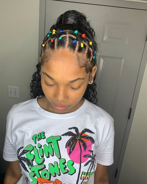 Braided Hairstyles Rubber Bands, Black Rubber Band Hairstyles, Rubber Band Hairstyles Natural Hair Curly, Rubber Band Hairstyles Half Up Half Down, Hairstyles With Tiny Rubber Bands, Ruberband Hairstyle Natural, Rubber Band Hairstyles Natural Hair Kids, Rubberband Hairstyles Black Women, Cute Hairstyles With Rubber Bands