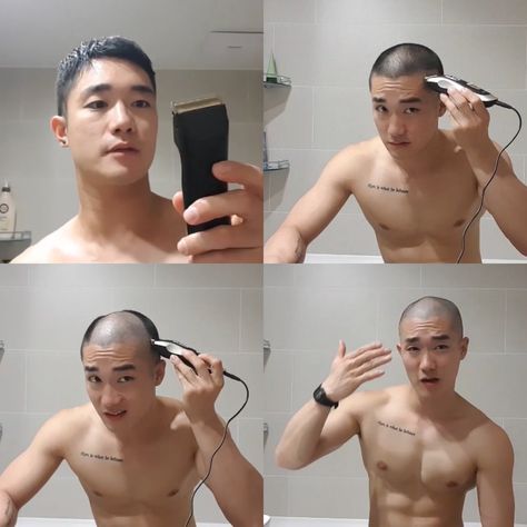 #buzzcut  #menshair Overgrown Buzzcut Men, Asian Buzzcut Men, Buzzcut Men, Shaved Head, Mens Fashion Streetwear, Buzz Cut, Fashion Streetwear, Asian Men, Mens Hairstyles