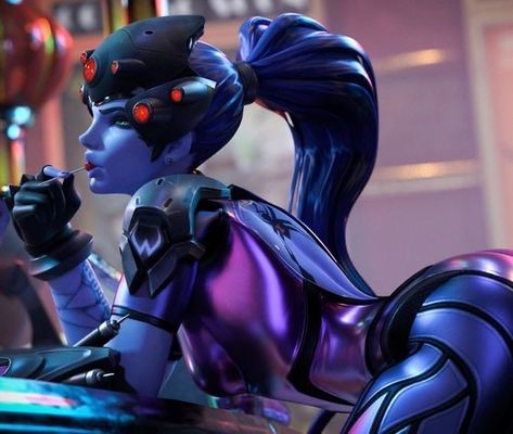 Widowmaker Fanart, Fatale Overwatch, Sombra Fanart, Overwatch Icons, Suki Avatar, Spiderman Black Cat, Sombra Overwatch, Purple Spider, Zed League Of Legends