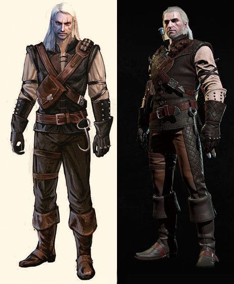 The Witcher Outfit, Witcher Armor, Geralt And Ciri, Saga Art, The Witcher Geralt, Zombie Hunter, The Witcher Books, Witcher Art, Gothic Fantasy Art