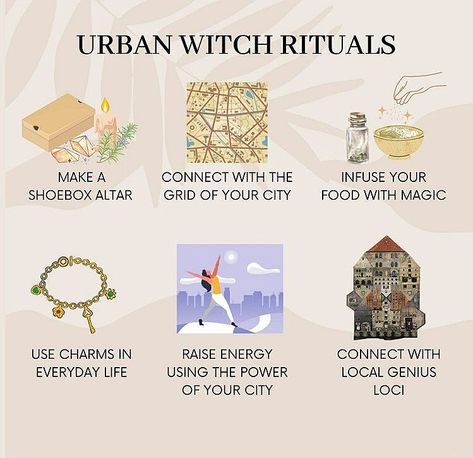 City Witch Aesthetic, Urban Witch Aesthetic, Urban Witchcraft, Easy Witchcraft, City Witch, Urban Witch, Witch Types, Witch Tools, Witch Rituals