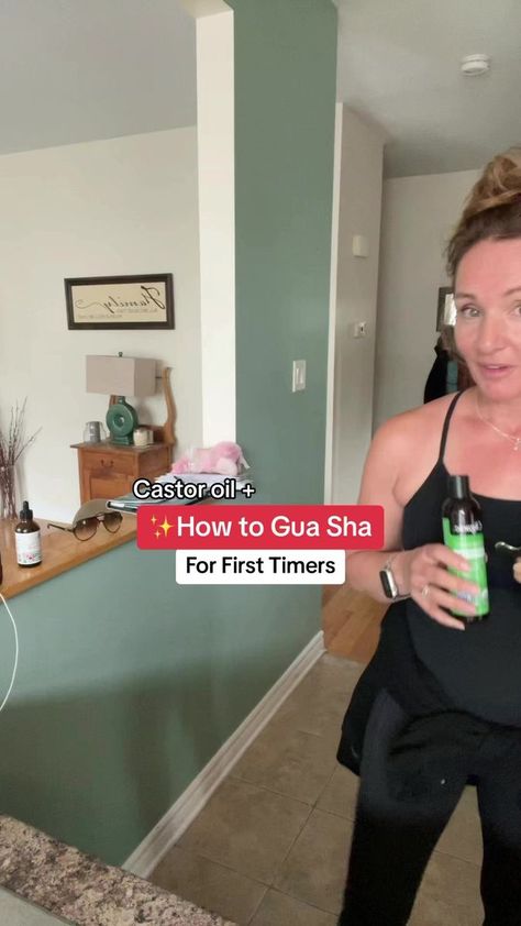 Use your gua sha every morning to refuce puffiness, sculpt, improve circulation and stimulate collagen production. Castor oil is a great oil to use for slip and all its skin benefits. #aginggracefully #castoroilbenefits #wrinkletreatment #guashatutorial #wrinkleprevention | Cindy Currie | Cindy Currie · Original audio Anti Aging Routine, Gua Sha Tutorial, Natural Skin Care Remedies, Face Exercises, Beauty Tips For Glowing Skin, Facial Skin Care Routine, Face Yoga, Skin Care Kit, Collagen Production