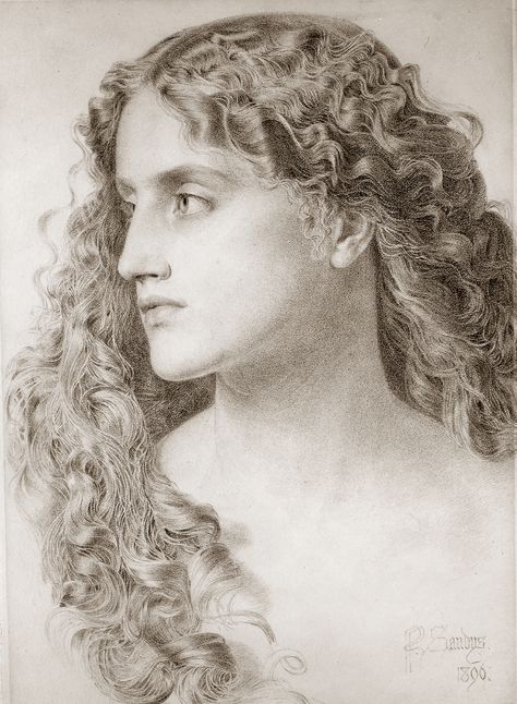 Frederick Sandys "Miranda (?)" aka 'Winifred" 1896 | Flickr Frederick Sandys, Pre Raphaelite Paintings, Pre Raphaelite Brotherhood, Pre Raphaelite Art, John William Waterhouse, Master Drawing, Pre Raphaelite, Victorian Art, Historical Art