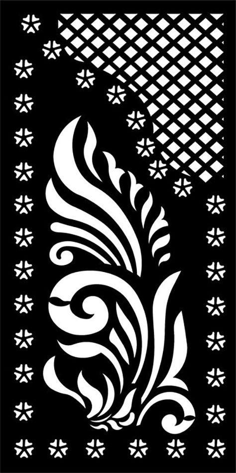 Free Dxf Files Cnc, Decorative Screen Doors, Door Pattern, Dxf Files Cnc, Decorative Screen Panels, Jaali Design, Laser Cut Screens, Free Dxf Files, Laser Cut Panels