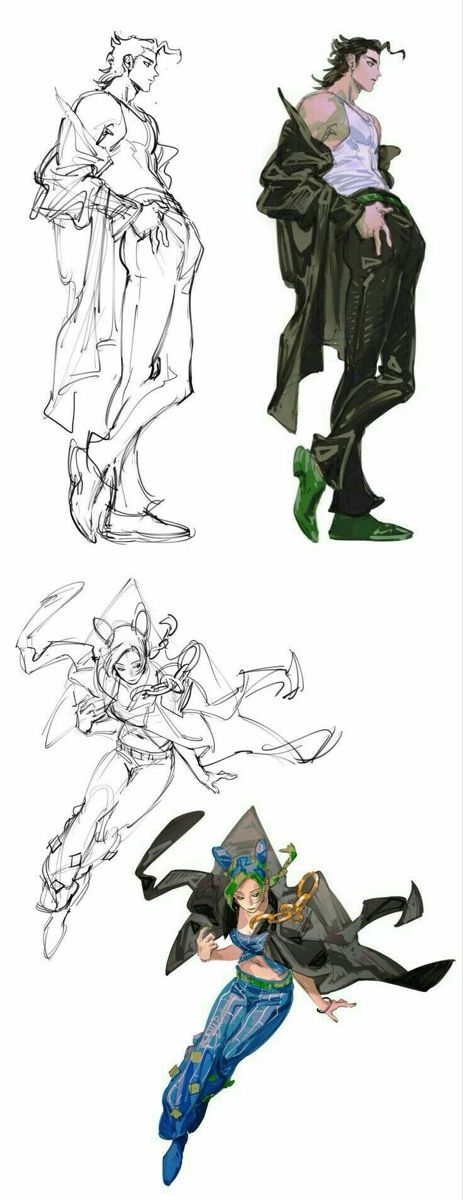 Jojo Characters Design, Jojo's Bizzare Adventure Art Style, Jjba Character Design, Jojo Art Reference, Jojo Style Drawing Tutorial, Jojo Bizzare Adventure Fanart, Jjba Art Style Tutorial, Jojo Drawing Reference, Jojo's Bizarre Adventure Art Style