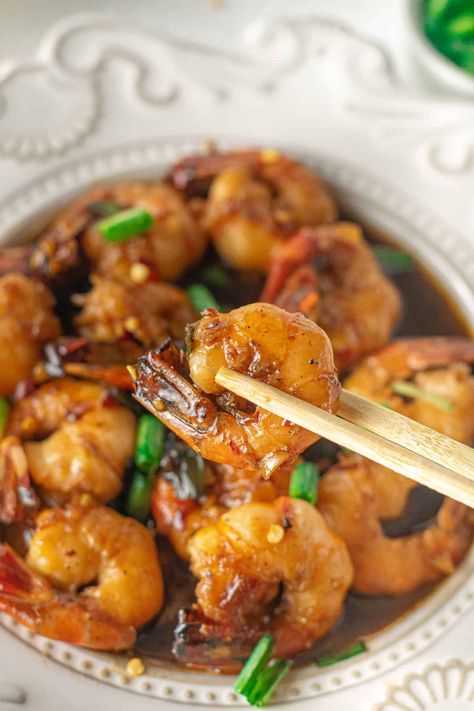 Air Fryer Tips, Beef Noodle Stir Fry, Sweet Chili Shrimp, Honey Shrimp, Air Fryer Shrimp, Honey Garlic Shrimp, Walnut Shrimp, Healthy Honey, Honey Walnut