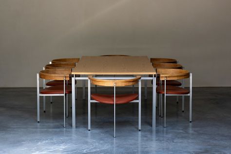 Poul Kjaerholm, Architectural Design, Danish Design, Architecture Design, Conference Room Table, Architecture, Furniture, Quick Saves, Home Decor