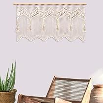 Decor With Wood, Boho Chic Home Decor, Tapestry Macrame, Boho Chic Home, Home Decor For Bedroom, Bohemian Wall Hanging, Boho Tapestry, Above Bed Decor, Bohemian Handmade