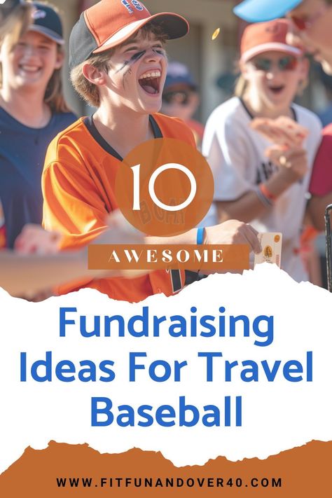 This article on travel baseball fundraising ideas is a game-changer! Packed with unique strategies to elevate your team's fundraising efforts. A must-read for every travel baseball team! Baseball Team Spirit Ideas, Baseball Celebration Ideas, Travel Ball Fundraiser Ideas, Little League Fundraising Ideas, Baseball Team Bonding Activities, Softball Team Fundraising Ideas, Cooperstown Fundraising Ideas, Baseball Team Fundraiser Ideas, Travel Baseball Fundraising Ideas